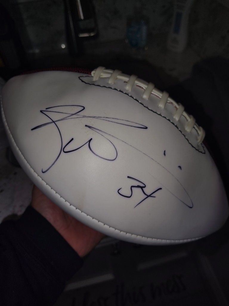 Ricky Williams Autographed Football