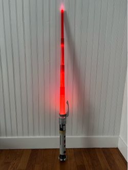Disney Parks Star Wars Build Your Own Lightsaber Lights Up & Sounds Works Red
