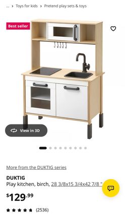 IKEA play kitchen, DUKTIG, Birch color