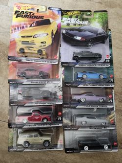 Hotwheels Fast And Furious Lot