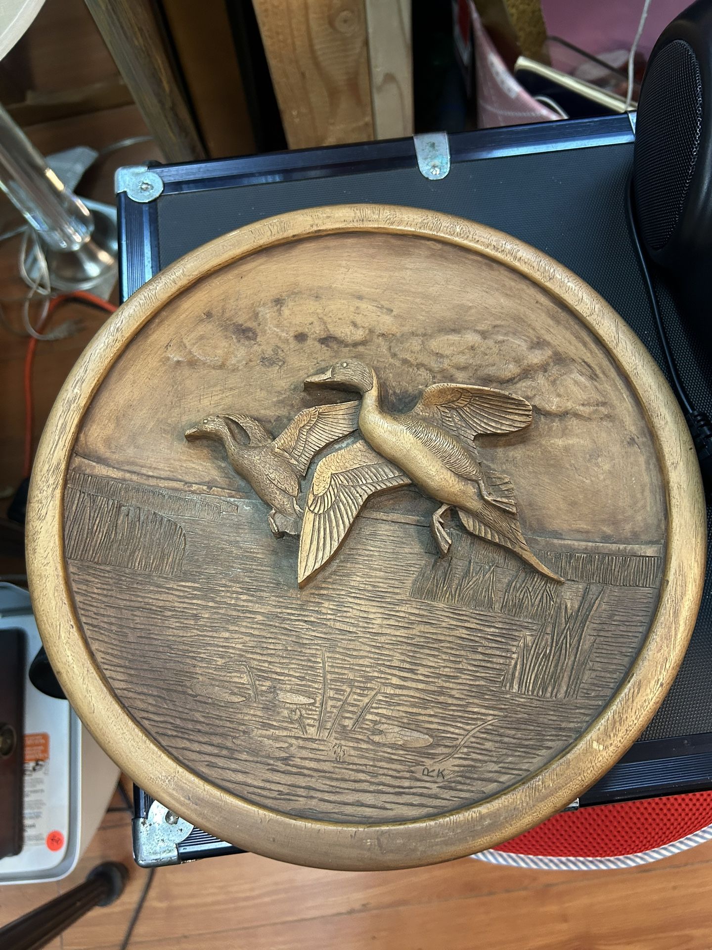 Vintage Robert G. Kerr Wooden Hand Carving