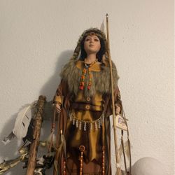 Native Porcelain Doll