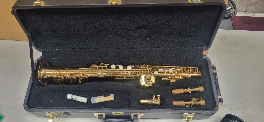Soprano Saxophone With Case