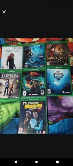 Xbox one games, $20 for all