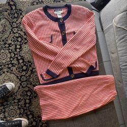 Vintage Ann Taylor Knit Set – Red & White – Size Small