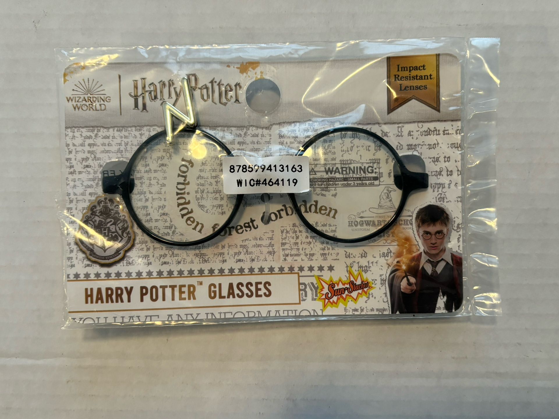 NEW, HARRY POTTER Sun-Staches Lightning Bolt Glasses, Wizarding World