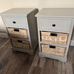 Gray Night Stands/ End Tables