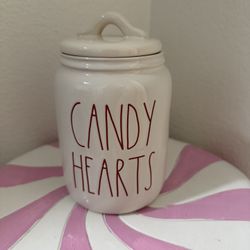 RAE DUNN BABY CANDY HEARTS CANISTER