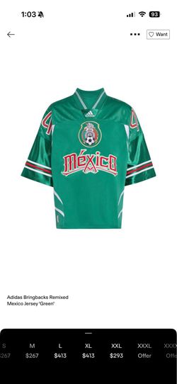 Mexico Bringback jersey XL