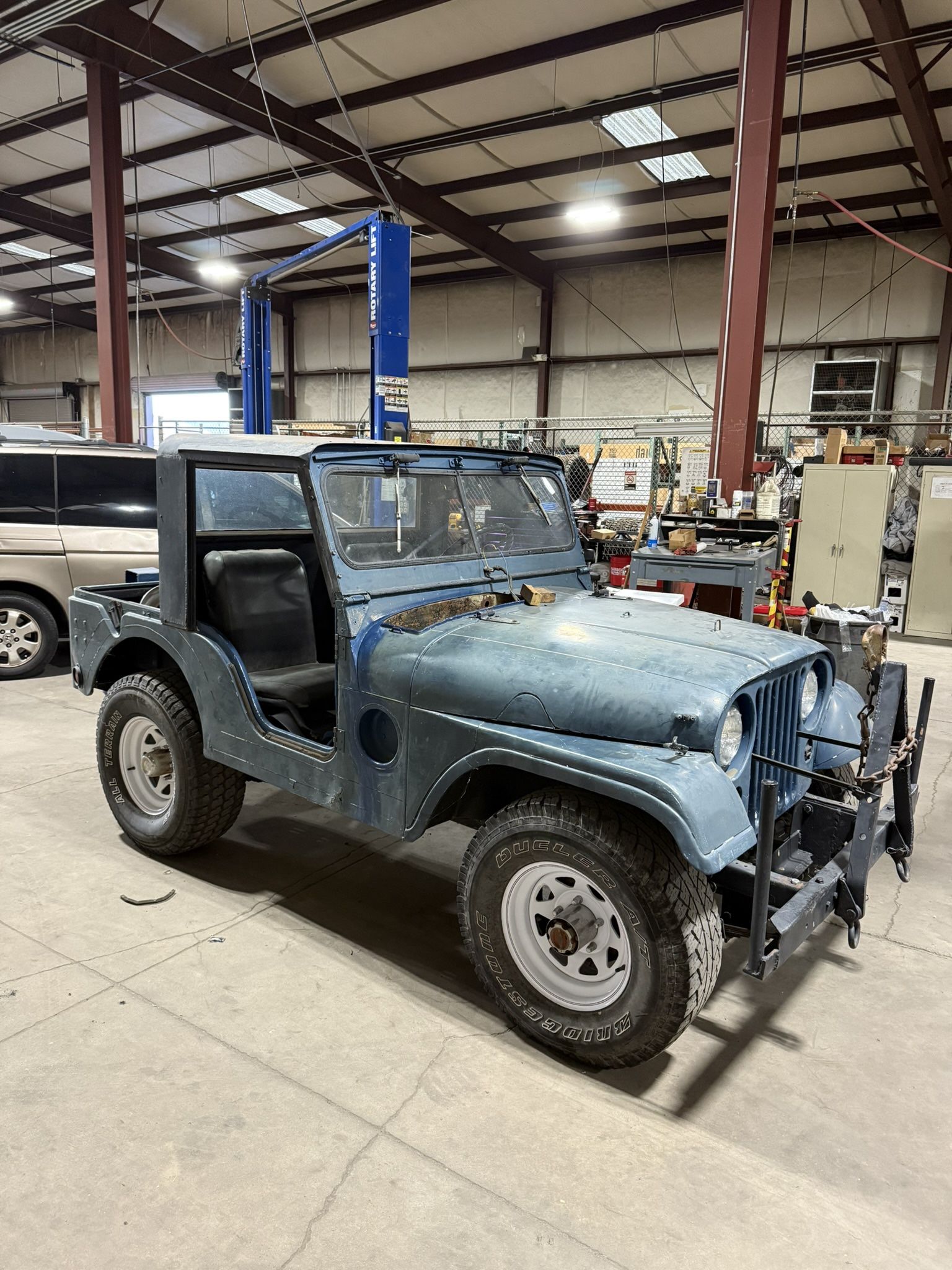 Homemade Half Cab Top For M38 Jeep