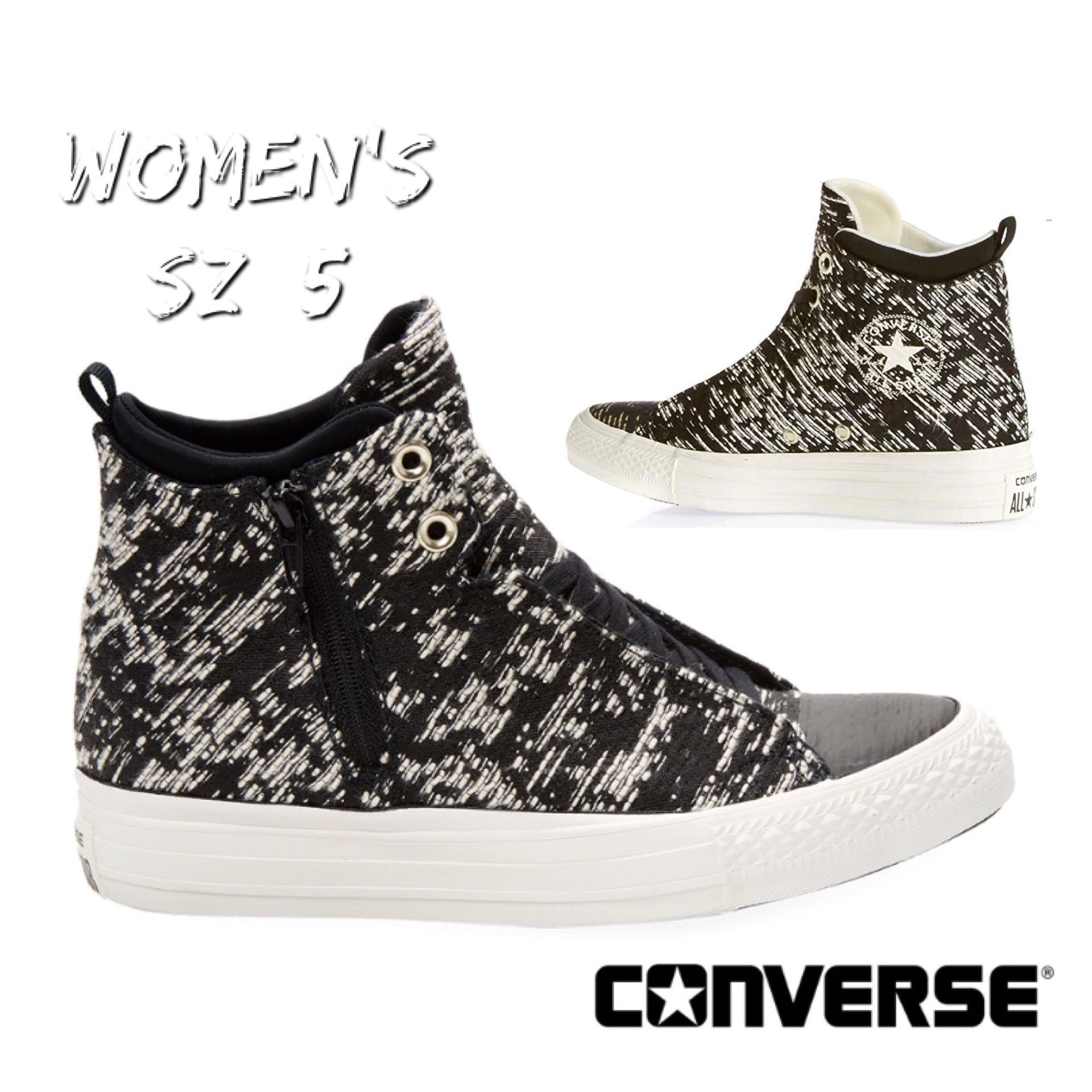 Final Sale NIB Women’s Converse Chuck Taylor AllStar Knit Mid Shoe Sz 5