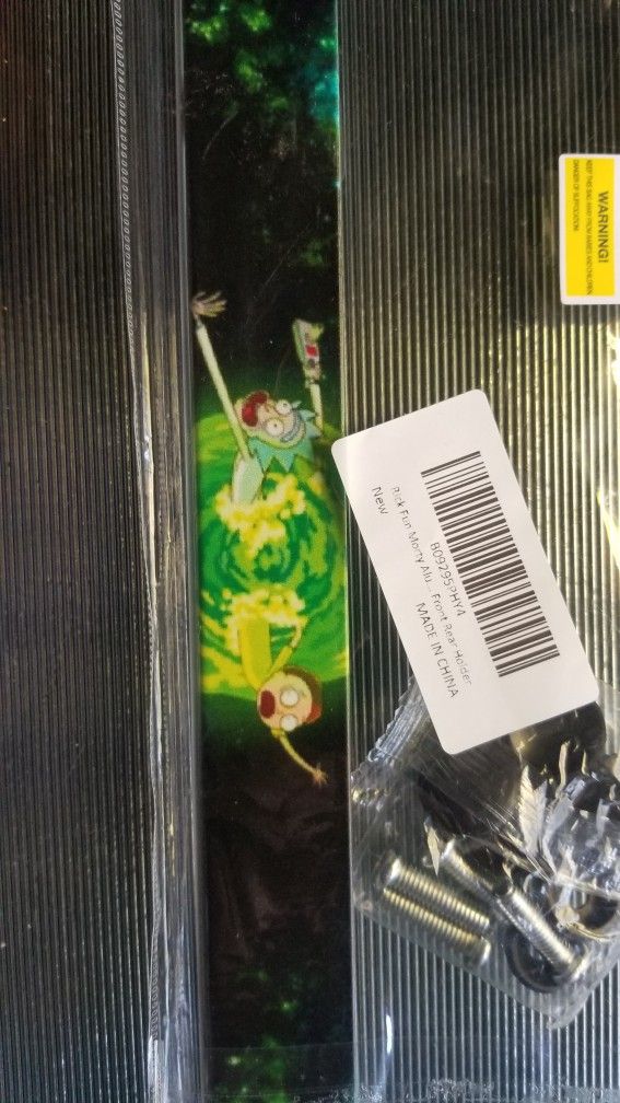 Rick And Morty license Plate Frame