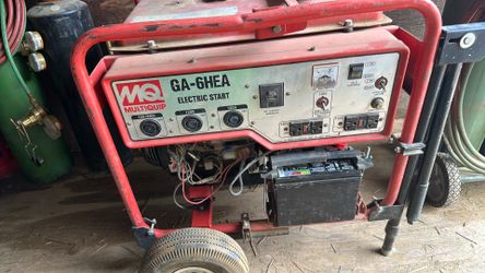 MQ GA-6HEA 6,000 Watts Motor Honda Whit Starter New Battery Heavy Duty For Construcción Ready To Work 375 Dls 