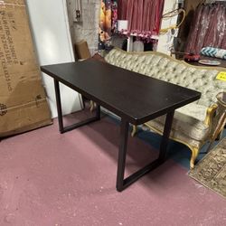 Black Wood Table 