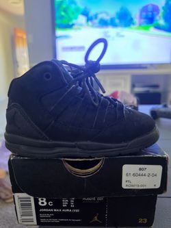 Jordans,max aura,kids,8c