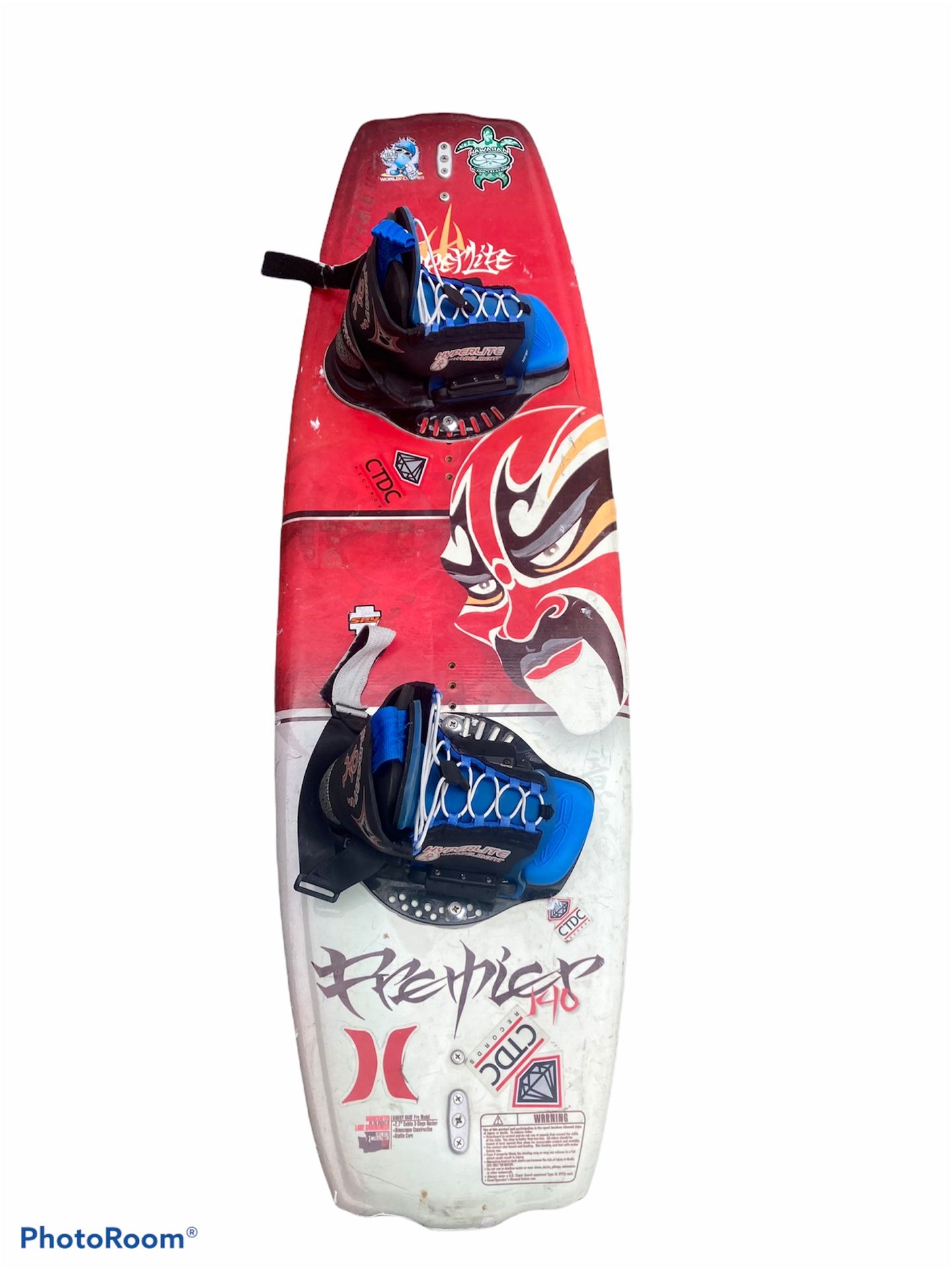 141 Premier Hyperlite Wake Board/bindings