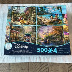 Disney 4 Pack Puzzles