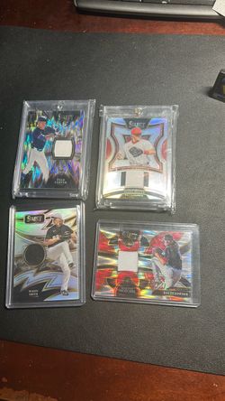 Four card relic lot straight gas MLB