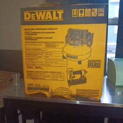 DEWALT NAILER AND COMPRESSOR COMBO KIT