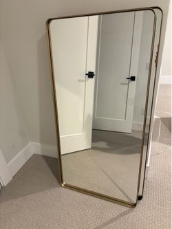 Brass gold 48x24 mirrors
