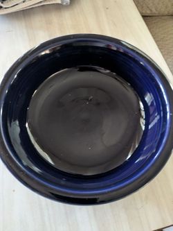 Vintage Fiestaware USA Cobalt Blue cereal  soup bowl