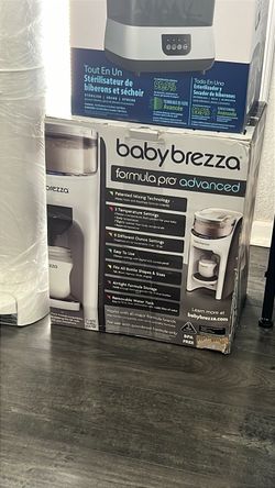 Baby brezza, Dr Browns, chicco Polly highchair, and diaper genie and refills
