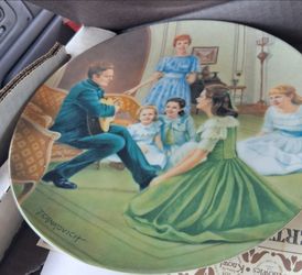 Collectors plates with the boxes