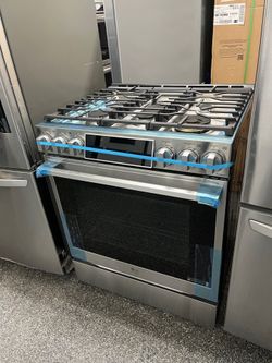 LG Slide In 30” Wide All Gas Stainless Steel Range