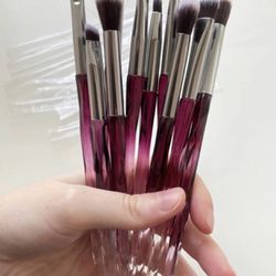 Set Of New Make Up Brushes 