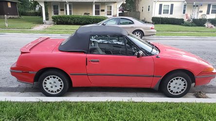 Classic car is a 1991 capri mercury