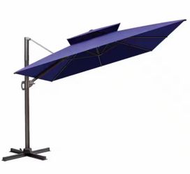 12 ft. x 9 FT. Outdoor Aluminum Cantilever Umbrella