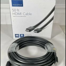 Insignia 50' 4K Ultra HD HDMI Cable New in box Black Retail price $107