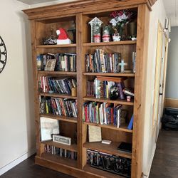 Wood bookshelf 