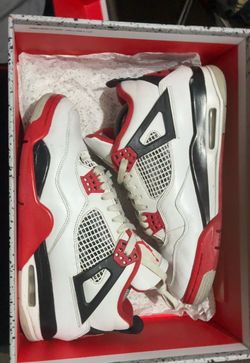 Air Jordan 4 fire red size 9.5