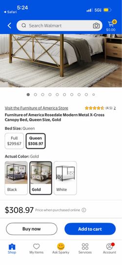 Queen size canopy