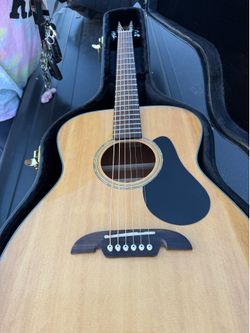 Acoustic Guitar + Case Alvarez *New Strings!*