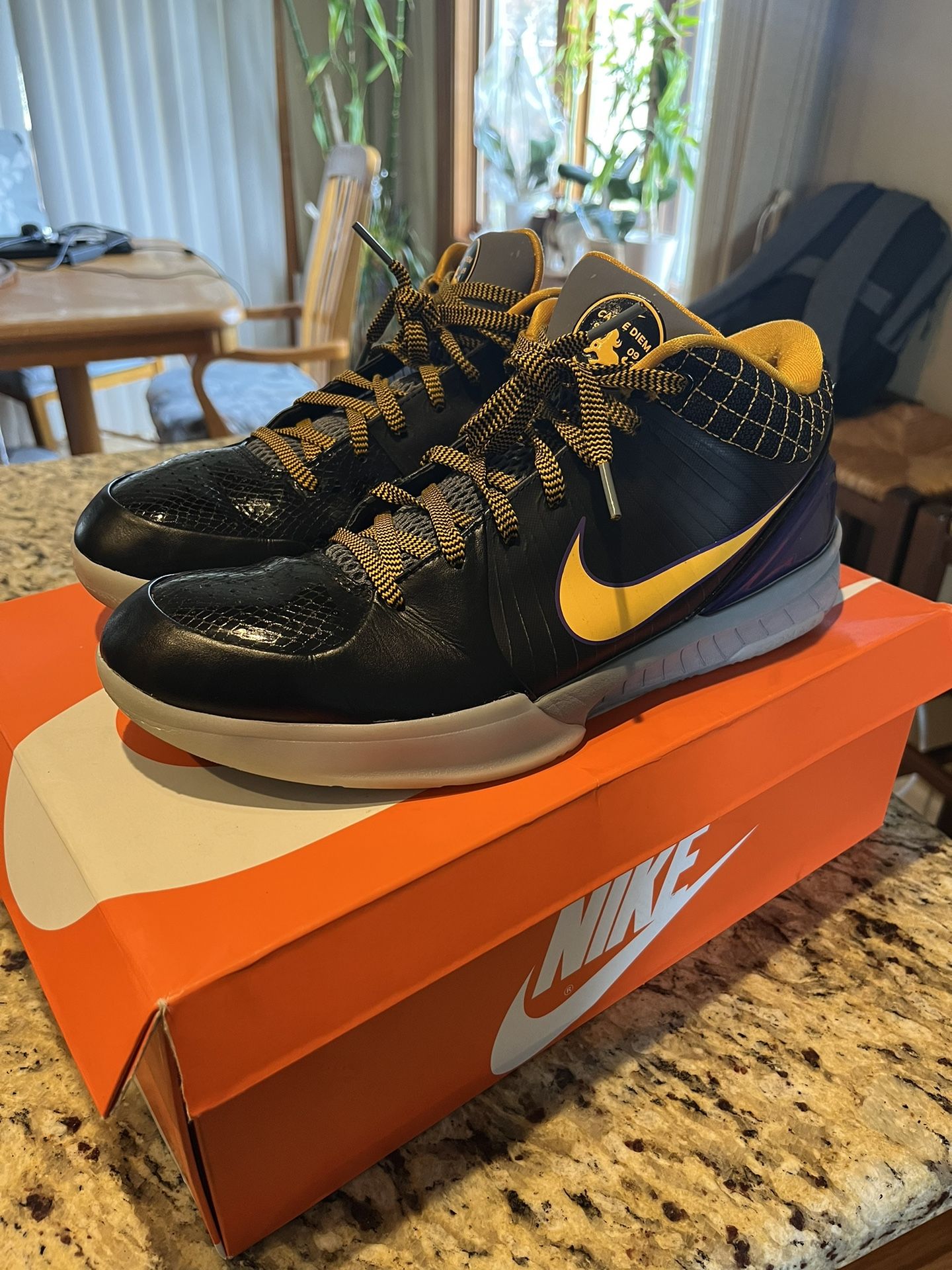Nike Zoom Kobe 4 Protro Carpe Diem 2019 Size 10.5 & Accessories
