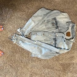 American Eagle Denim Cropped jacket 