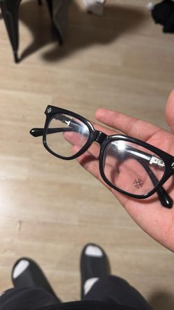 Chrome heart glasses