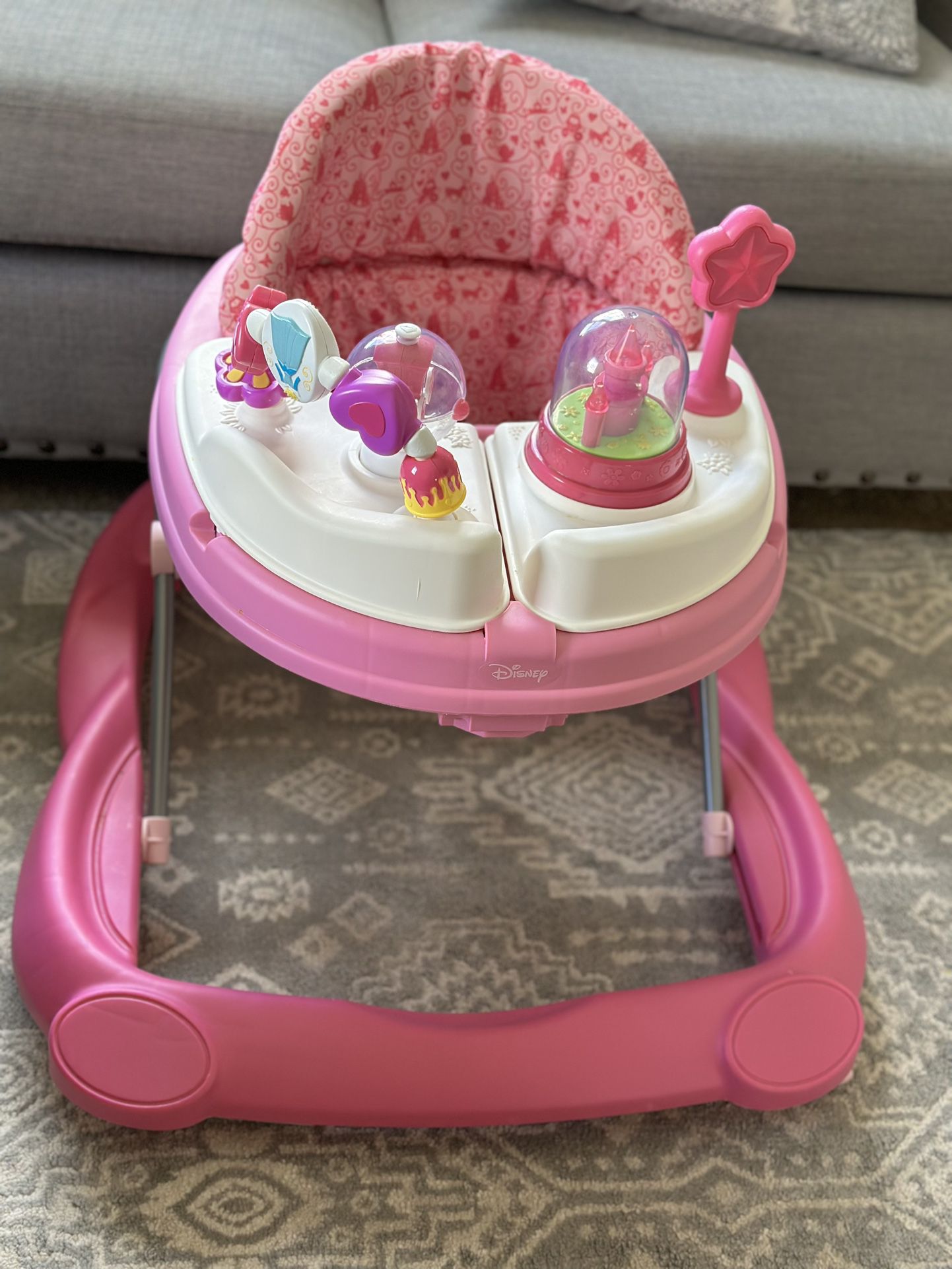 Baby Girl princess walker gently Used! 