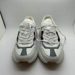 GUCCI SHOES RYTHON CUT IUT WHITE 