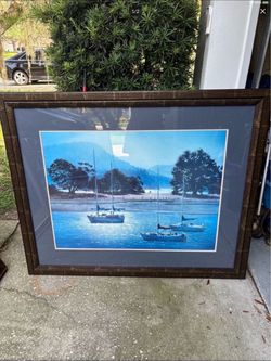 Kiff Holland HUGE FRAMED ART