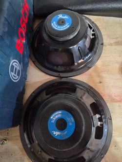 Pair of Fender special design 12in speakers