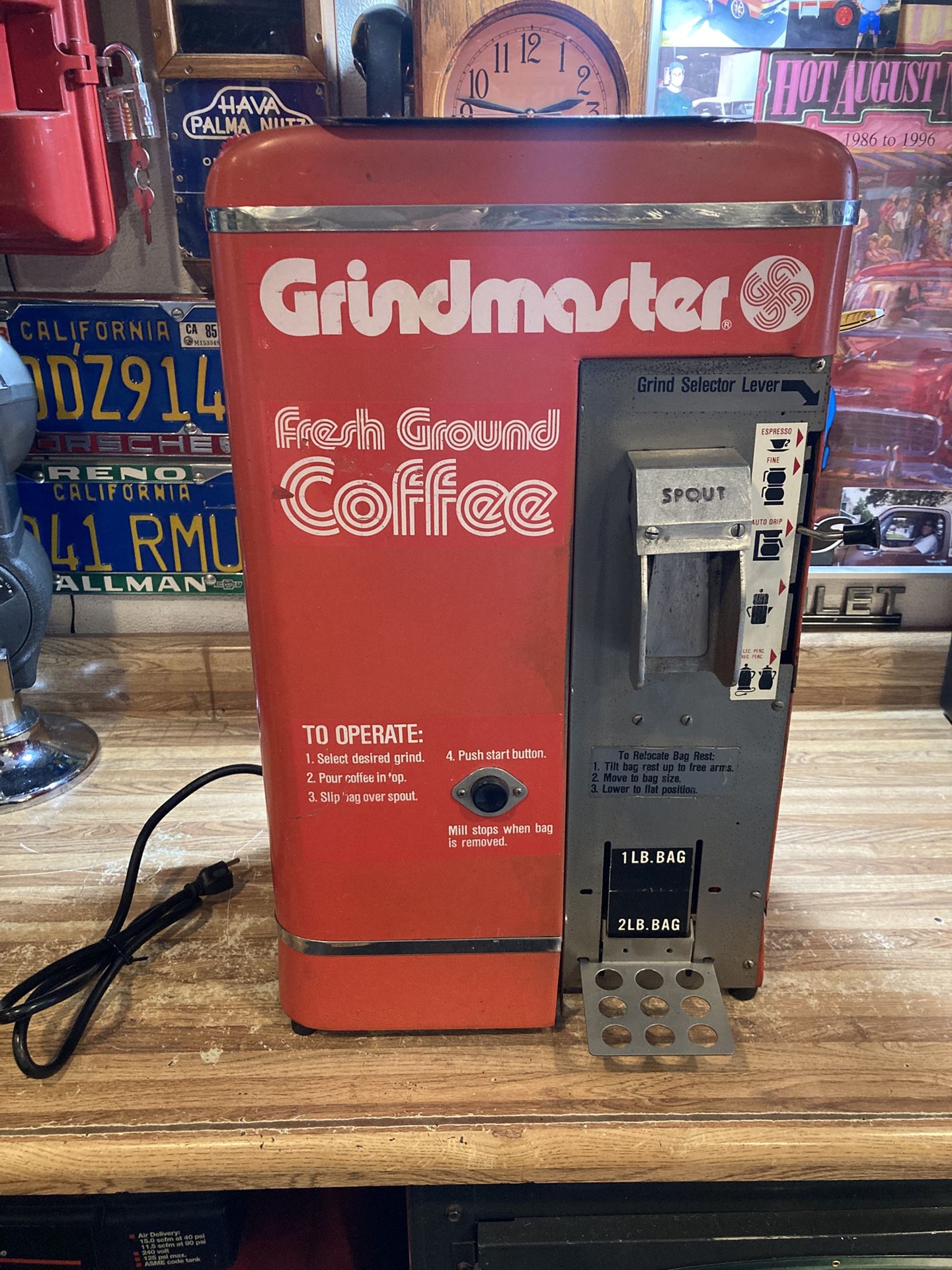 Coffee Grinder Vintage Working Grindmaster Commercial Model 500