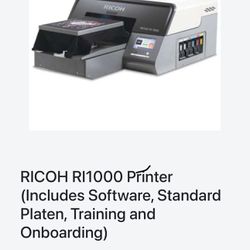 Ricoh Ri 1000 DTG Printer