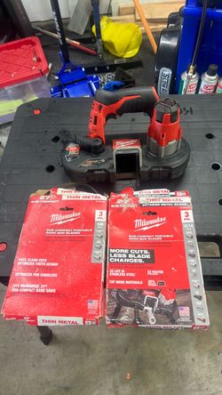 Milwaukee Sub-Compact Band Saw with Blade Packs