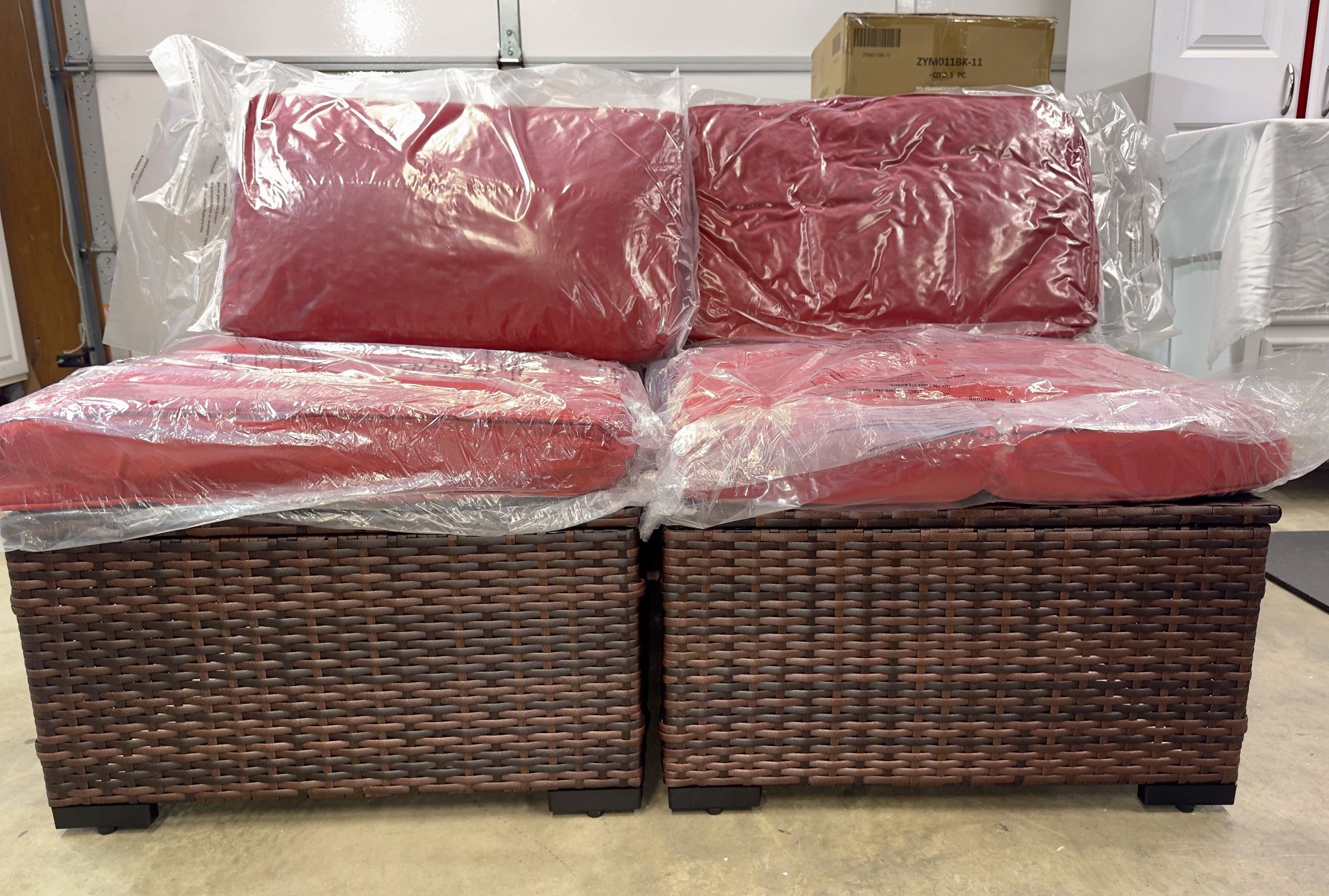 2 Pcs Single Sofa Coffee Table