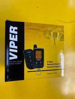 NEW VIPER 5305V 2 WAY LCD VEHICLE CAR ALARM KEYLESS ENTRY REMOTE START SYSTEM