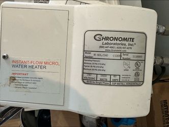 Chronomite Instant-Flow Micro Tankless Water Heater