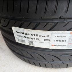 Hankook Ventus V12 evo2 4 tires 2 sizes